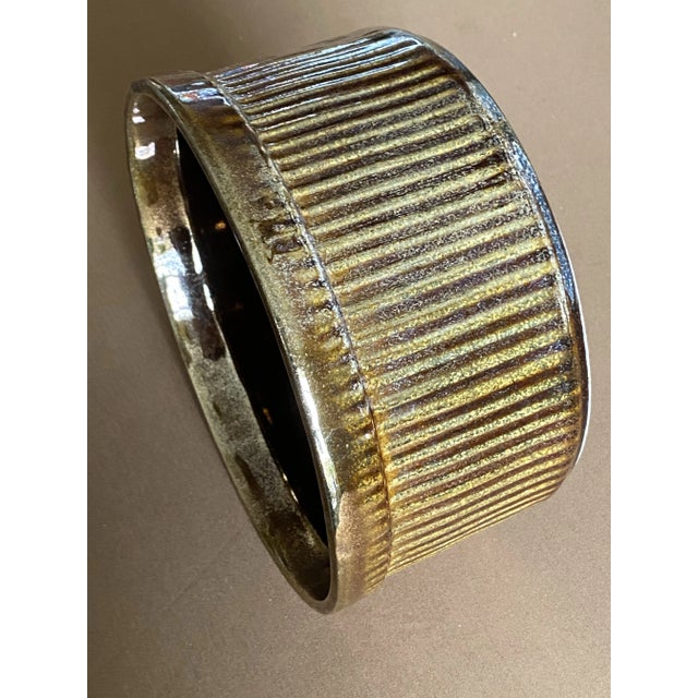 1960s Signed Georges Briard Designed Gold Speckled 2 Quart Casserole, Made in Usa For Sale - Image 4 of 7