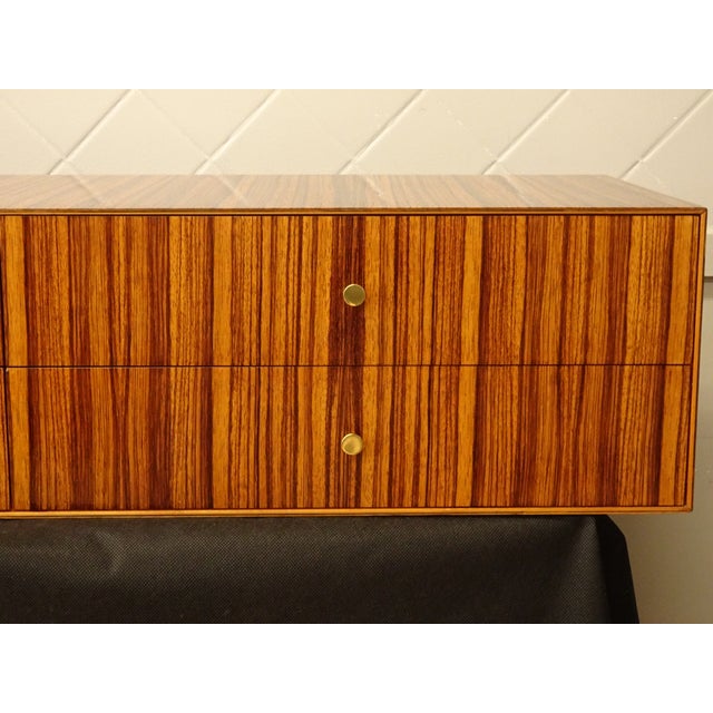 Floating Zebrawood Sideboard From the Directional Custom Collection 1967 For Sale - Image 15 of 16