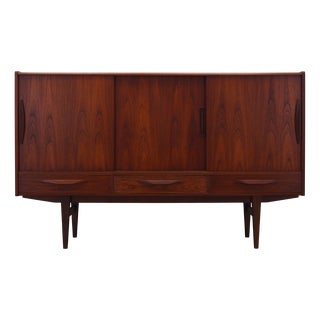 Danish Teak Highboard by ES Møbler, 1970s For Sale