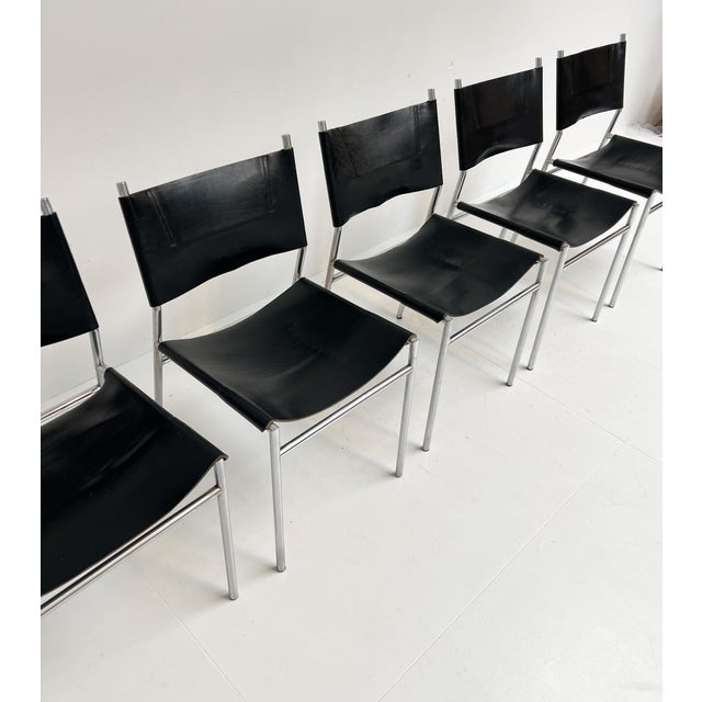 Vintage SE06 Chairs by Martin Visser for T Spectrum, 1960s, Set of 5 For Sale - Image 6 of 18