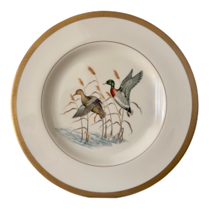 Vintage Pickard China for Abercrombie and Fitch Inspired Mallard Decorative Dinner Plate