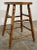 Vintage tall turned wood stool with rich chestnut finish. Seat measures 14"dia, making ideal candidate as a seat or...