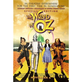 The Wizard of Oz R1998 U.S. One Sheet Film Poster For Sale