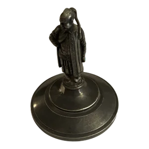 Antique Silverplate Chinese Man Figure