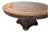Early 20th Century Donghia Italy Luxury Inlaid Abalone Pedestal Dining Table - Gold Leaf Feet For Sale