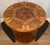 French Art Deco Two-Tiered Gueridon Table Amboyna Wood & Black Lacquer For Sale - Image 4 of 7
