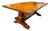 1990s Large Wood Dining Table With Two Leaves For Sale