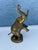 Mid 20th Century Vintage Brass Elephant Trunk Up For Sale - Image 4 of 6