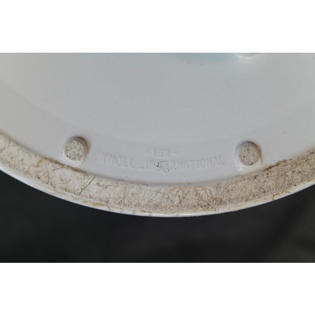 Metal Mid 20th Century Eero Saarinen for Knoll International Stool with Original Fabric For Sale - Image 7 of 10