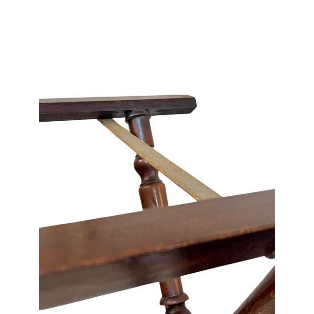 Antique English Mahogany Butler’s Tray Table or Luggage Stand No Tray For Sale - Image 11 of 13