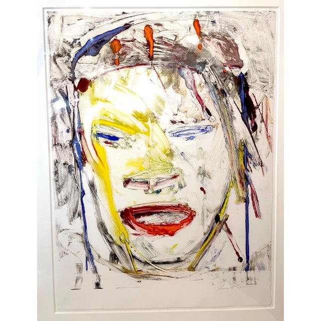 1970s Share Large Original James Brown Mixed Media Acrylic Oil Painting Abstract Portrait For Sale In New York - Image 6 of 16