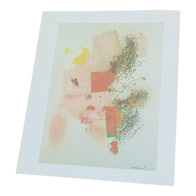 Vintage Original Art Print Entitled Rhapsody Hans Hofmann For Sale