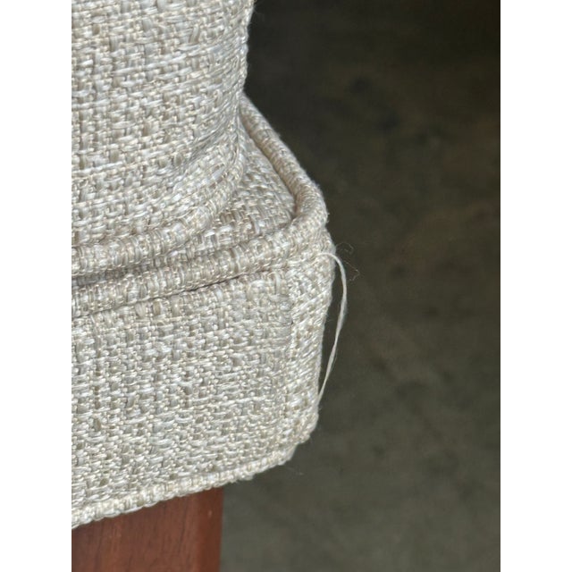 1950s Edward Wormley for Dunbar Oversized Ottomans, Unmarked - A Pair For Sale - Image 11 of 12