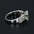 Early 21st Century 2ct Gia Certified Princess Cut Diamond Engagement Ring in 18k White Gold - Size 5 For Sale - Image 5 of 9
