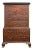English George III Mahogany Chest on Chest For Sale
