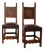 Vintage Carved Wooden Chairs, 1920s, Set of 6 For Sale