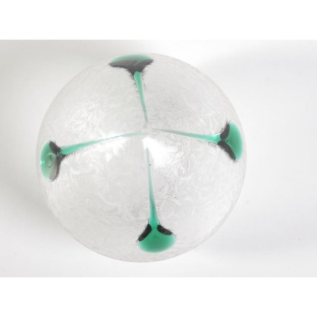 Art Nouveau Brass Ceiling Light, Former Czechoslovakia, 1920s For Sale - Image 10 of 17