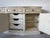 Cream Vintage Hickory Manufacturing Co. Neoclassical Style Bow Front Sideboard For Sale - Image 8 of 16
