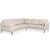 Beige Contur Enna Fabric Corner Sofa For Sale - Image 8 of 13