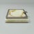 Mid-Century Modern Italian Onyx and Chrome Table Lighter and Ashtray Smoking Set, 1960, Set of 2 For Sale - Image 6 of 8