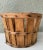 Vintage Early-Mid 1900s Rustic Farmhouse Harvest Wooden Produce Bushel Basket For Sale - Image 4 of 12