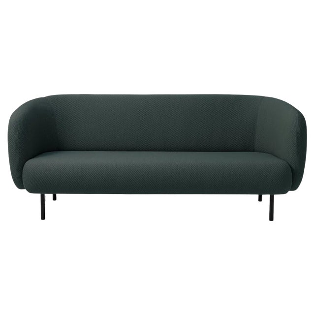 Caper 3 Seater Mosaic Petrol Shade Sofa by Warm Nordic For Sale