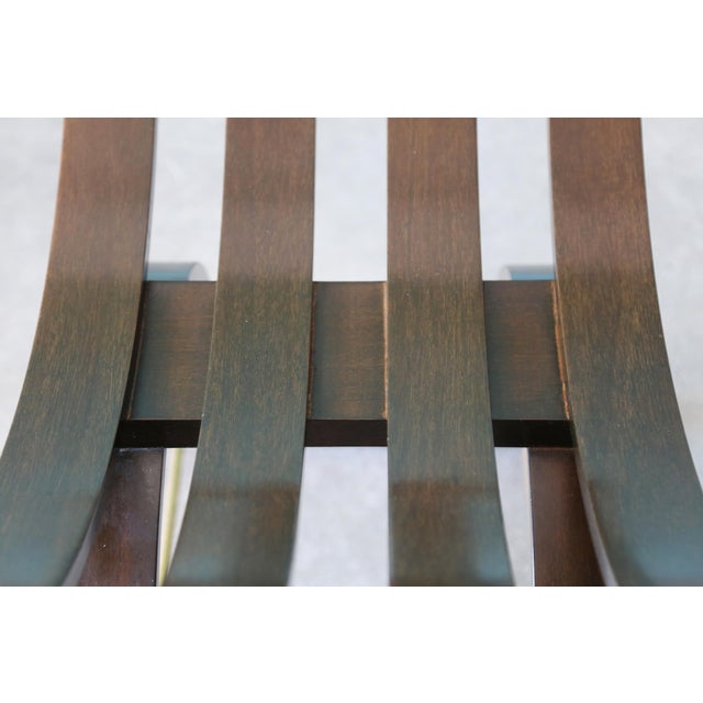Brown Attributed to Harvey Probber Knights Bench Model 1173 C. 1950 Mid Century Modern For Sale - Image 8 of 14