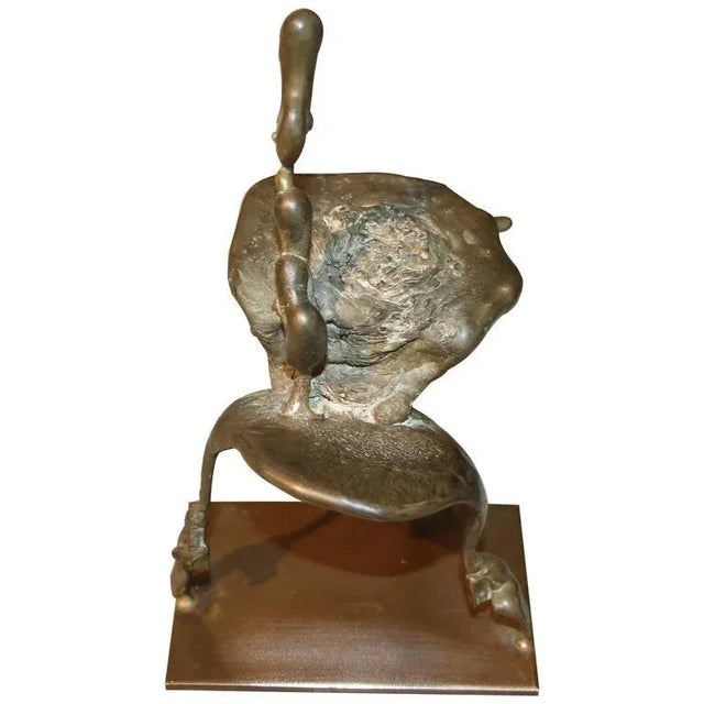 Nice Bronze in the Manner of Barry Flanagan Signed Flanagan For Sale - Image 11 of 11
