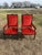 Large Pair of French Louis XVI Armchairs from France made of solid mahogany, the wood has been finished with a lustrous...