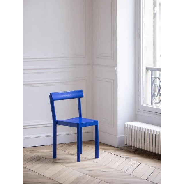 Wood Galta Chairs in Blue Oak by Kann Design, Set of 6 For Sale - Image 7 of 10