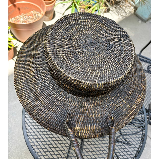 1900s Bontok or Ilfugao Tribal Lidded Basket For Sale In Los Angeles - Image 6 of 8