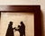 1980s 1980s Cecil Cox Hand-Cut Scissor Silhouette on Early 1900s Sc Ledger in Faux-Grained Frame For Sale - Image 5 of 12