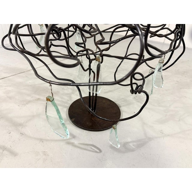 Large Brutalist Candleholder, 1980s For Sale - Image 6 of 9