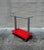 Mid 20th Century Vintage MCM Glass Two Tiered Bar Cart For Sale - Image 5 of 6