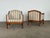 This pair of lounge chairs was produced by Form 75 in Galten, Denmark, identified by the manufacturer's label to the...