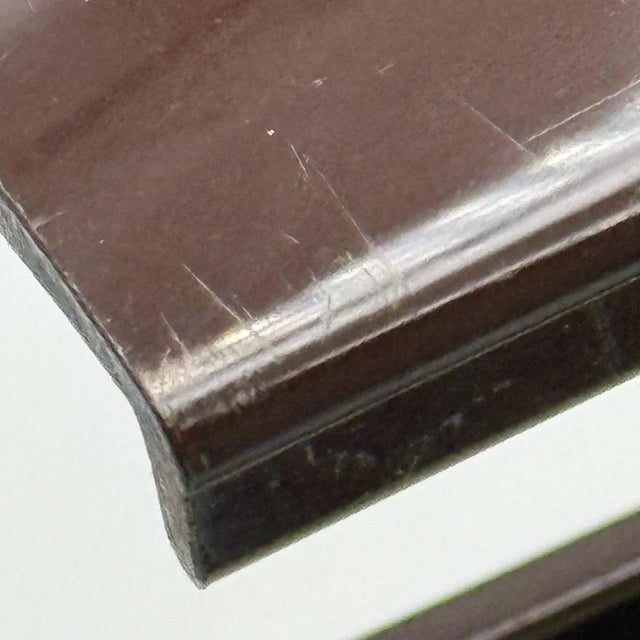 Italian Space Age Side Table in Brown Plastic, 1970s For Sale - Image 10 of 11