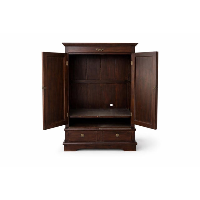 Wood Late 19th Century American Gentleman’s Dressing Cabinet in Original Deep Brown Finish – Circa 1890–1905 For Sale - Image 7 of 11
