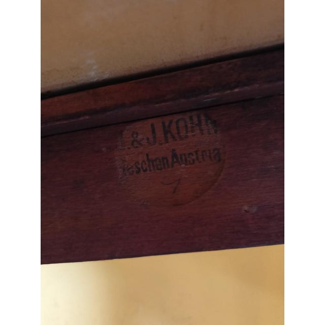 Wood Antique Chairs from Jacob & Josef Kohn, 1890s, Set of 4 For Sale - Image 7 of 8