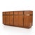Mid 20th Century Mid-Century Modern Brass Bound Walnut Credenza / Sideboard by Heritage For Sale - Image 5 of 9
