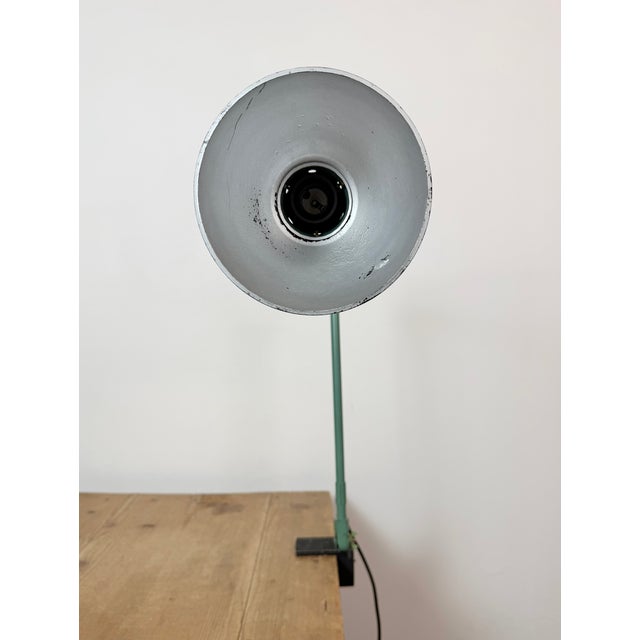 Green Industrial Workshop Desk Lamp by Curt Fischer for Midgard, 1950s For Sale - Image 11 of 18