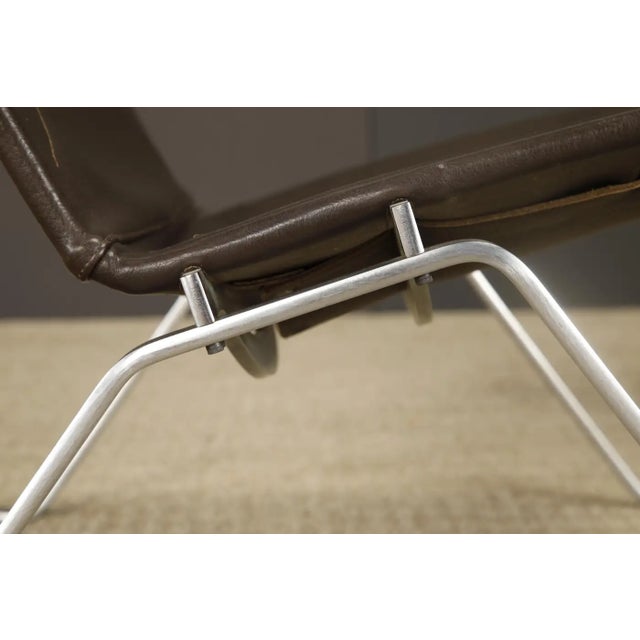 Early Production 'Pk-22' Lounge Chair by Poul Kjærholm for Ekc, Double-Signed For Sale - Image 16 of 18