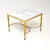 1950s Vintage French Brass and Marble Coffee Table, 1950 For Sale - Image 5 of 10