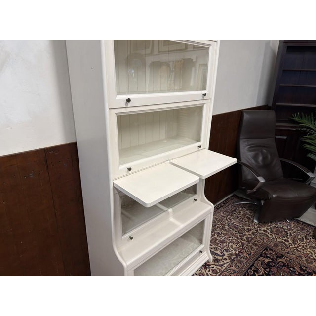 English White Bookcase from Globe Wernicke For Sale - Image 11 of 12