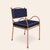 Blue Panarea Armchair in Spritz with Blue & Cream Upholstery by Ceraudo For Sale - Image 8 of 8