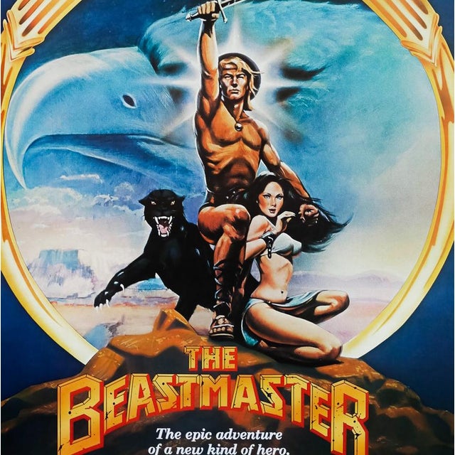 The Beastmaster Original Vintage Poster 1982 Original vintage One sheet 1982 cinema poster of the classic B feature film....