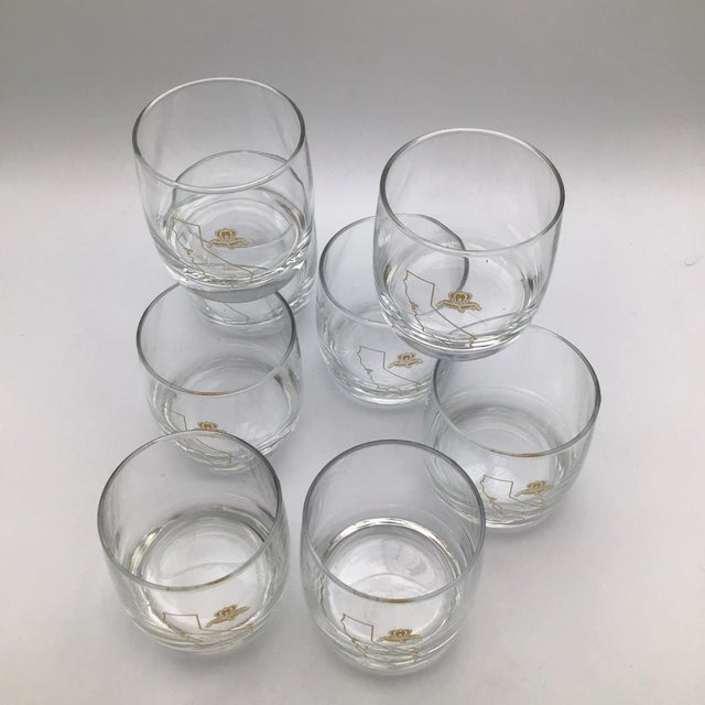 Transparent Vintage California Crown Royal Lowball Glasses-Set of 8 For Sale - Image 8 of 13