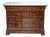 Antique Charles X French Chest of Drawers in Walnut Burl with a White Statuary Marble Top, 19th Century For Sale