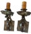 1920 Iron and Brass Lightly Hammered Sconces With Fleur De Lis - a Pair For Sale In Los Angeles - Image 6 of 7