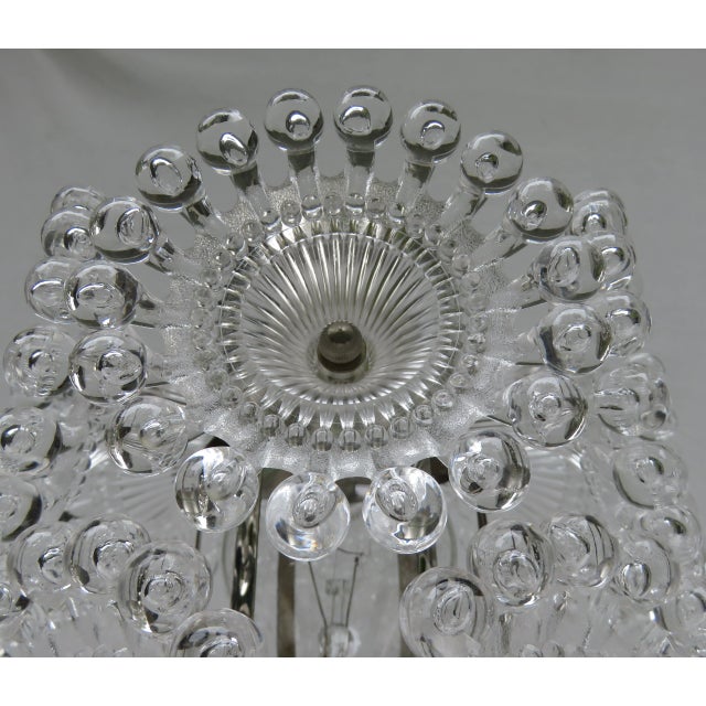 Metal Pusteblume Table Lamp in Acrylic Glass &amp; Nickel from Sölken, 1970s For Sale - Image 7 of 18