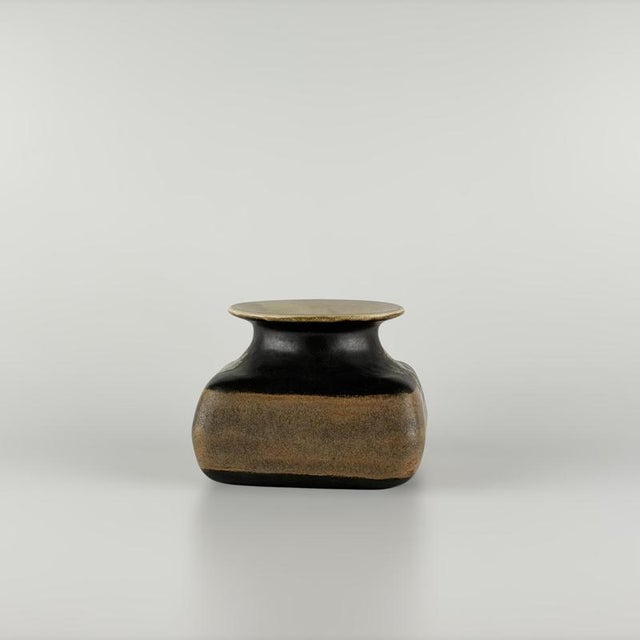 Hand-Painted Ceramic Vase by Bruno Gambone, Italy, 1960s For Sale - Image 4 of 13